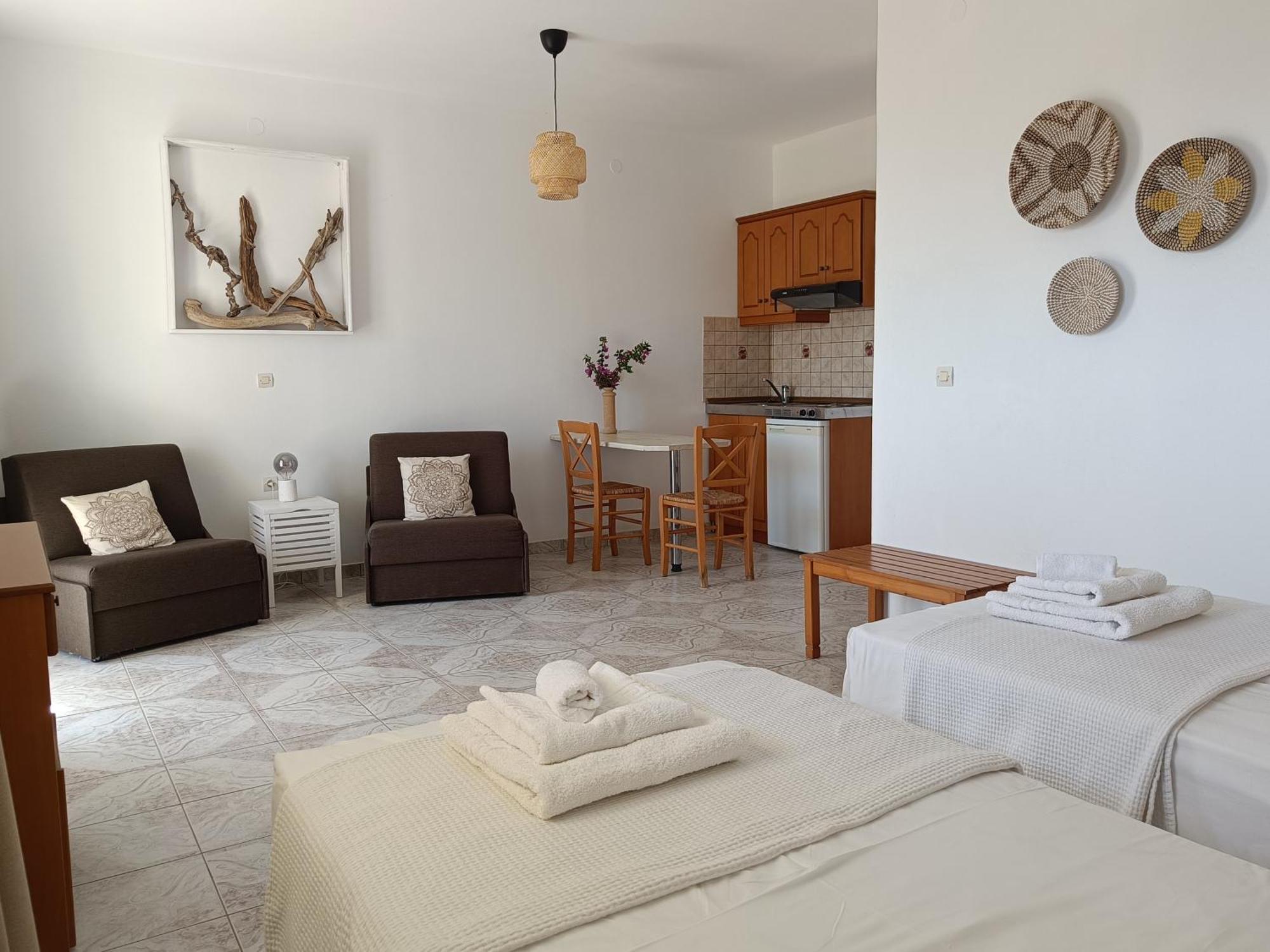 Studios Fokia Beach Amoopí Kültér fotó